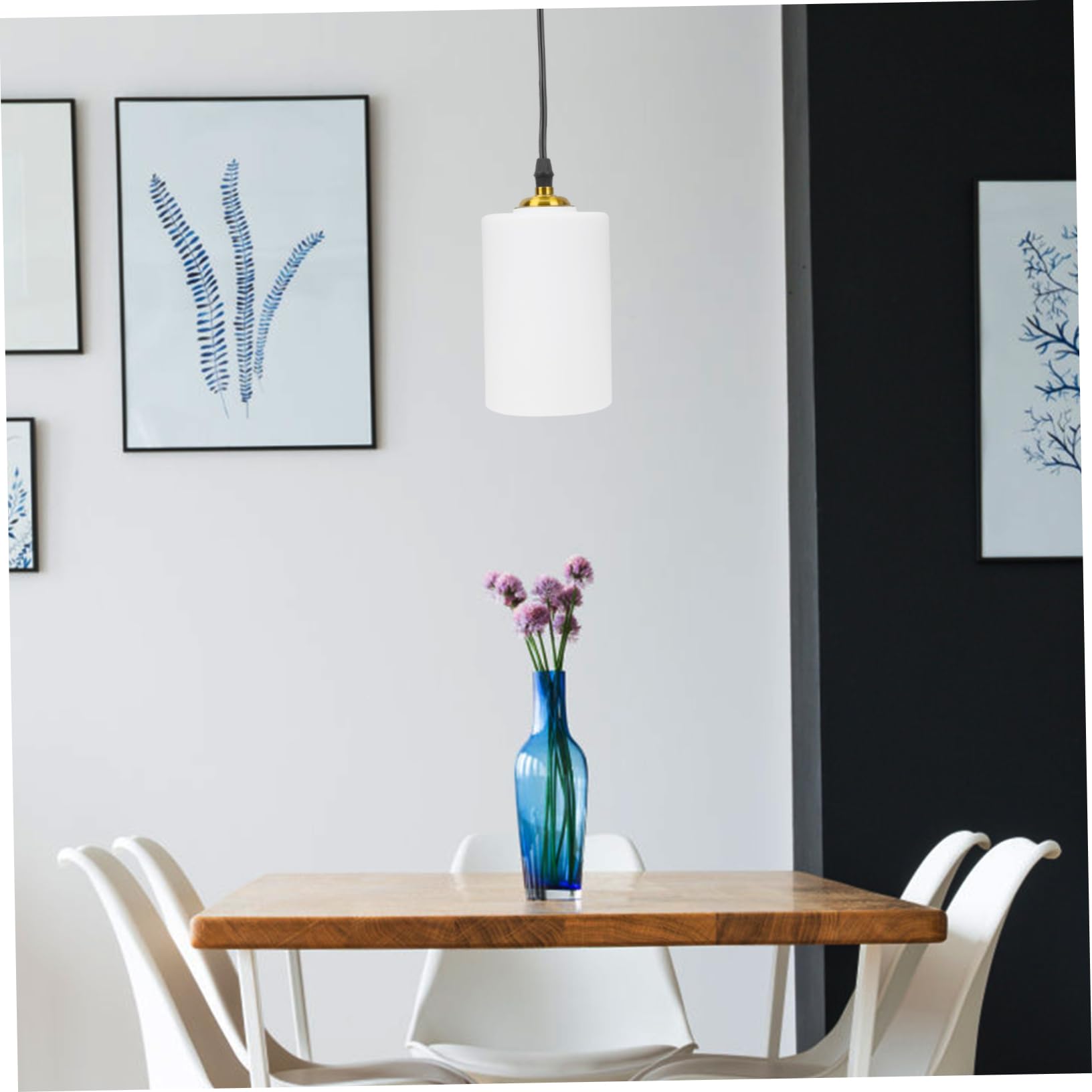 Operitacx Paralume Cilindrico in Vetro Satinato 3 Pezzi Copertura Decorativa Per Lampada Sospensione E Abatjour Diffusore Luce Soffitto 5.91X11.81X3.94In Sostituzione Facile Per Lampadari Interni