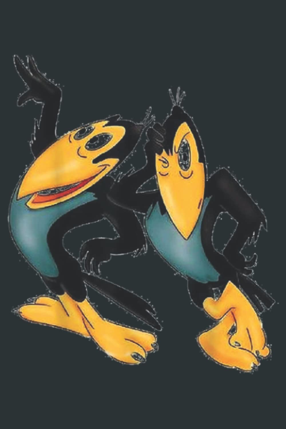 Heckle Jeckle: Notebook Journal lined 6X9 inch 110p