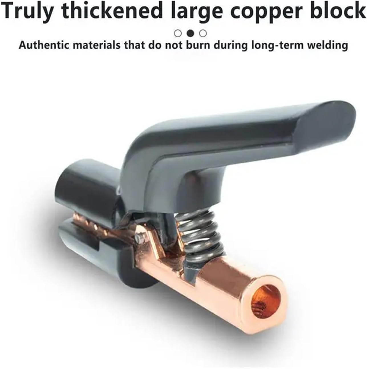Electrode Holder Copper Clamp 800A Heavy Duty All Brass For Metalworking Welding Operations