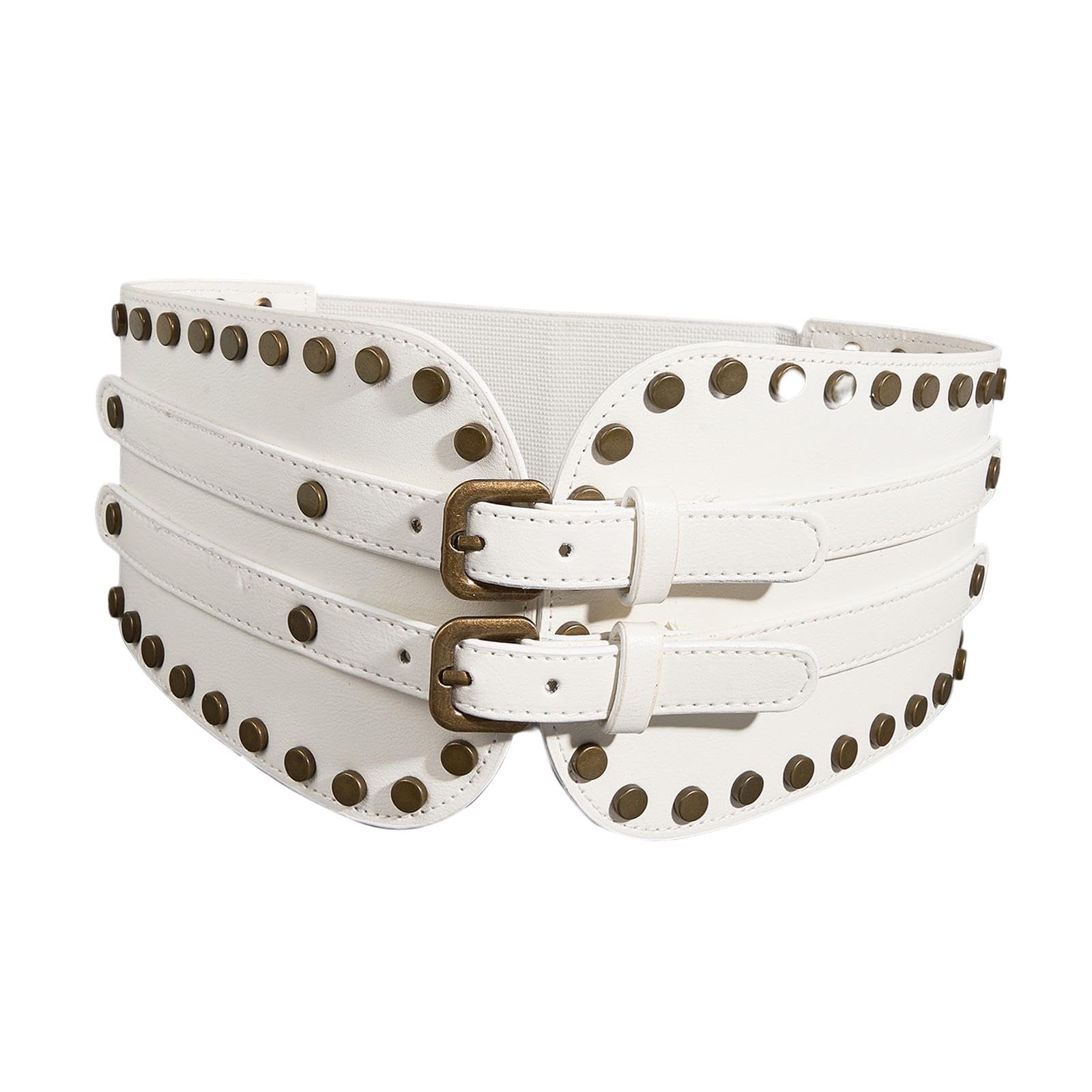 styleheaven Elastic Waist Belt PU Leather Cinch Dress Waistband for Shirts Girls Costume White |Clothing, Shoes & Accessories | Womens Accessories | Belts-picture-37