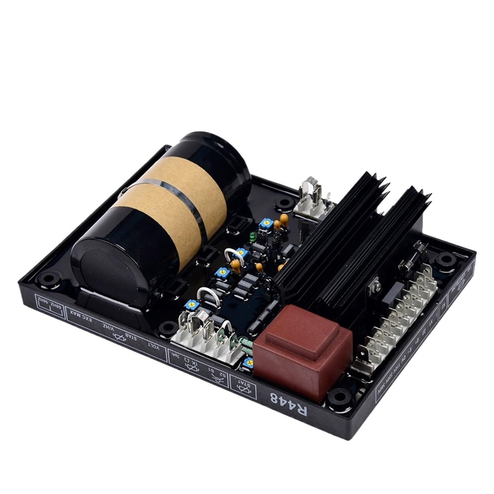 1pcs Replacing R449 R448 Brushless Stabilizer AVR Diesel Generator Automatic Voltage Regulator(R448)