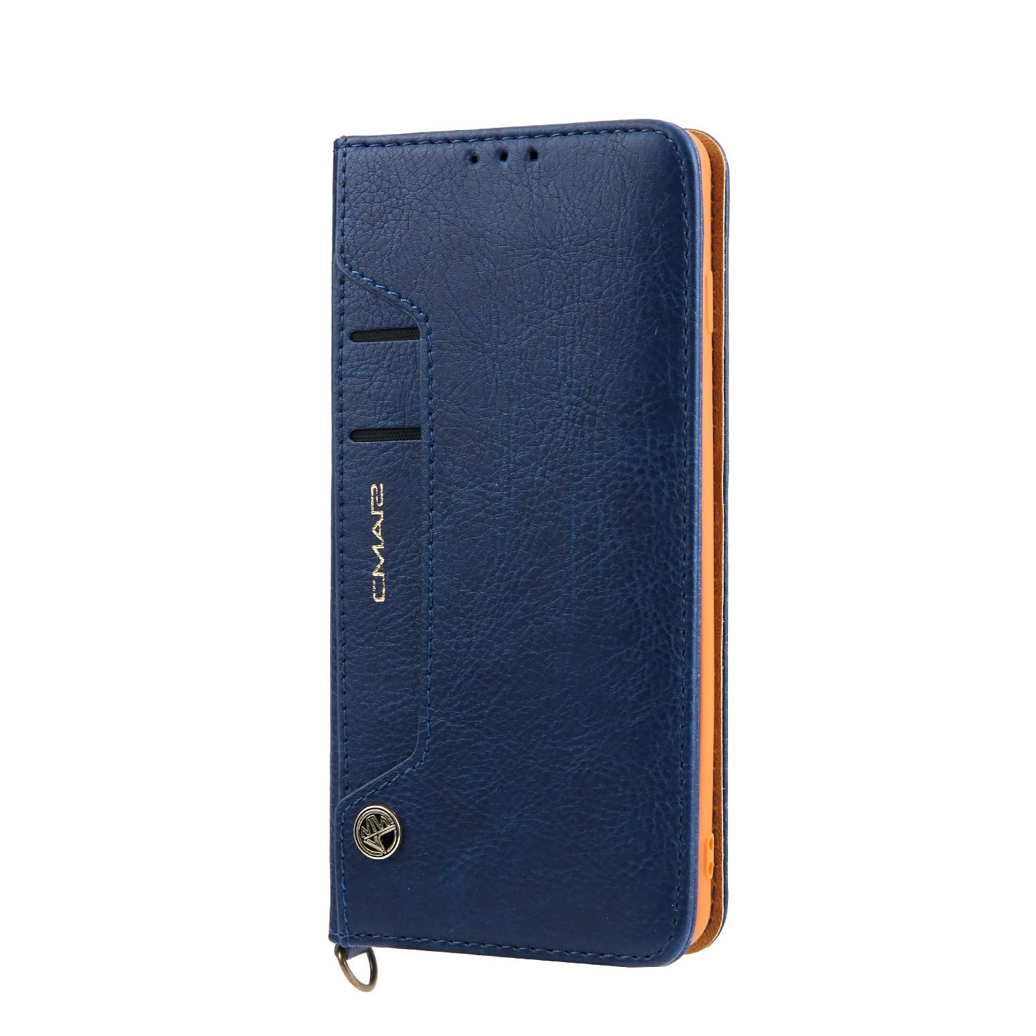 Étui portefeuille pour Samsung S21 bleu marine : protégez vos cartes et votre écran