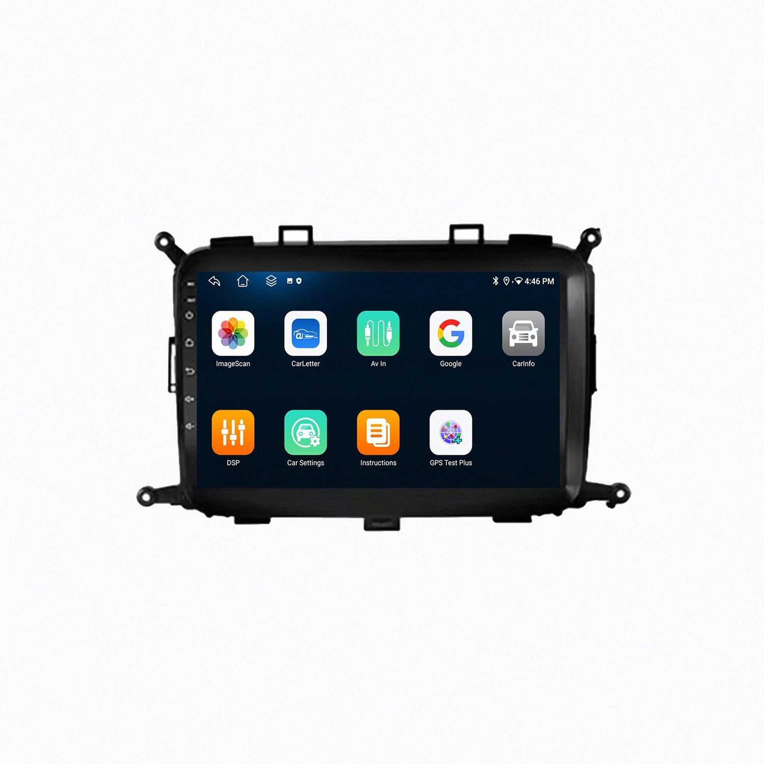 Autoradio Carplay & Android Auto pour Kia Carens 2014-2017 Car Play Voiture avec Bluetooth 5.0, Mirror Link, Navigation GPS, Aux, Commande Vocale, HD, 4 Nuclear 1G+32G