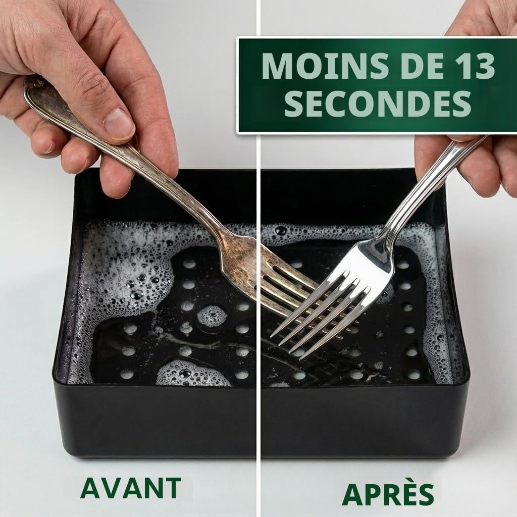 Nushine Plaque de nettoyage magique (grande taille 23 x 15,4 cm) – Nettoie rapidement de nombreux articles à la fois ! Réutilisable plusieurs fois, pas de produits chimiques agressifs. Besoin de laver