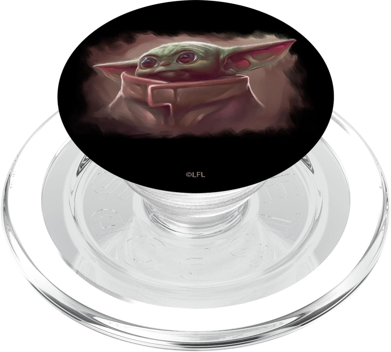 Star Wars The Mandalorian The Child Painting PopSockets MagSafe PopGrip for iPhone