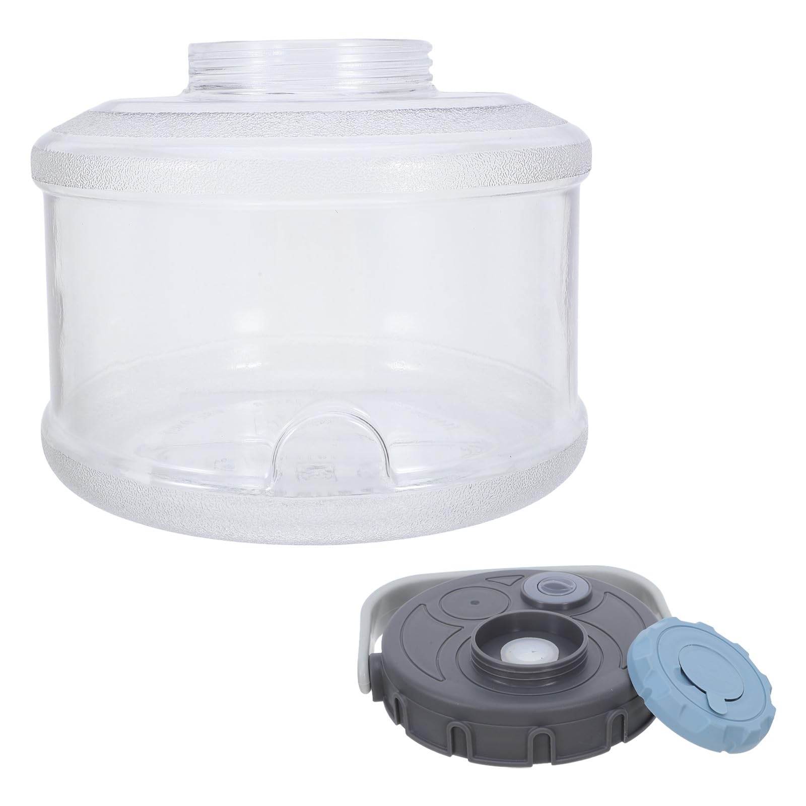 IMIKEYA Tragbarer Wasserbehälter 5l mit Auslaufsicherem Deckel und Zeitschaltuhr aus PC für Camping und Outdoor Wasserspeicherung