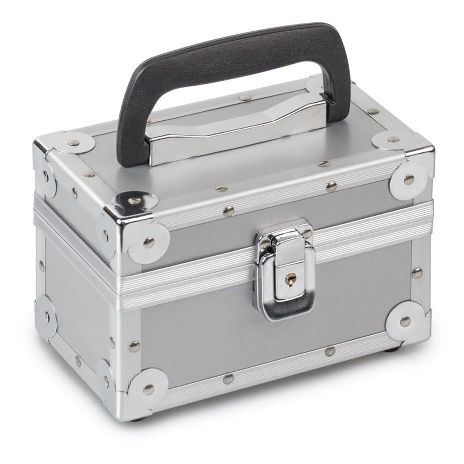 KERN Juego de seguridad de acero inoxidable, 5 g y 100 g, clase F1 y F2, carcasa de aluminio