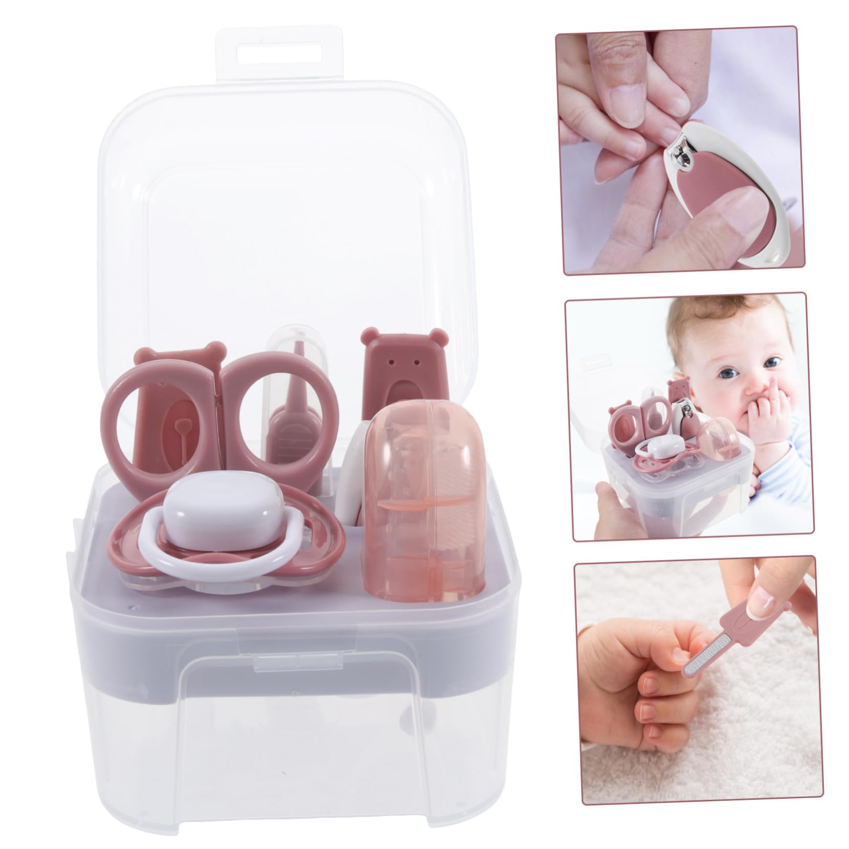 Hohopeti Nail Trimming Tool 7 Piece Baby Nail Clipper Set Toddler Scissors Newborn to Boys and Girls