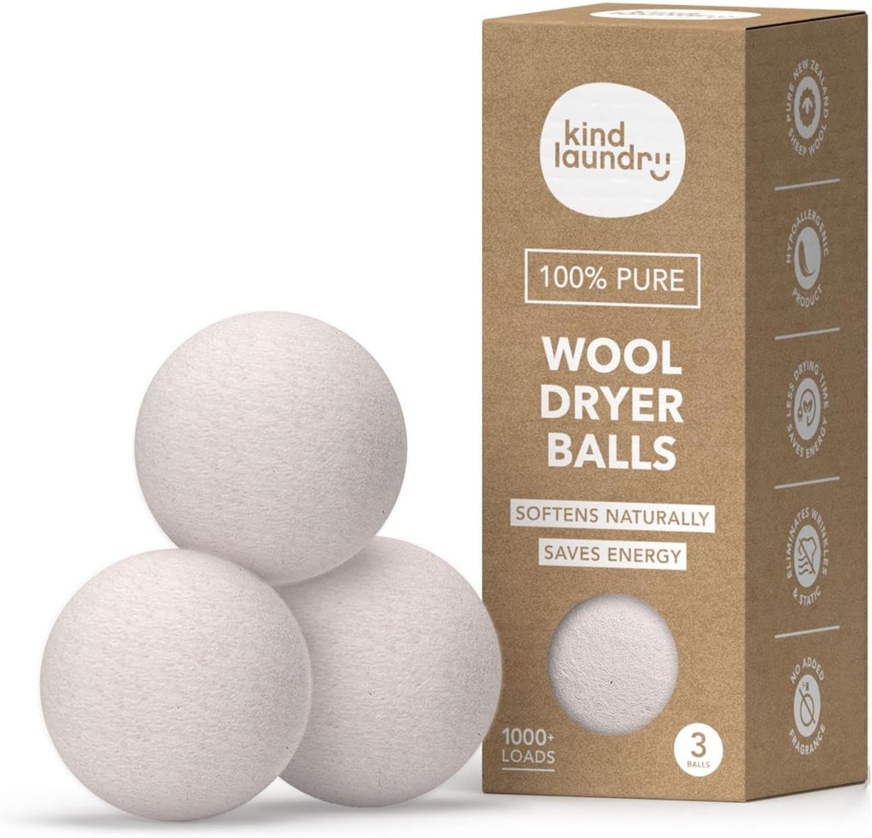 Wool Dryer Balls – Natural Laundry Essentials Low Tox