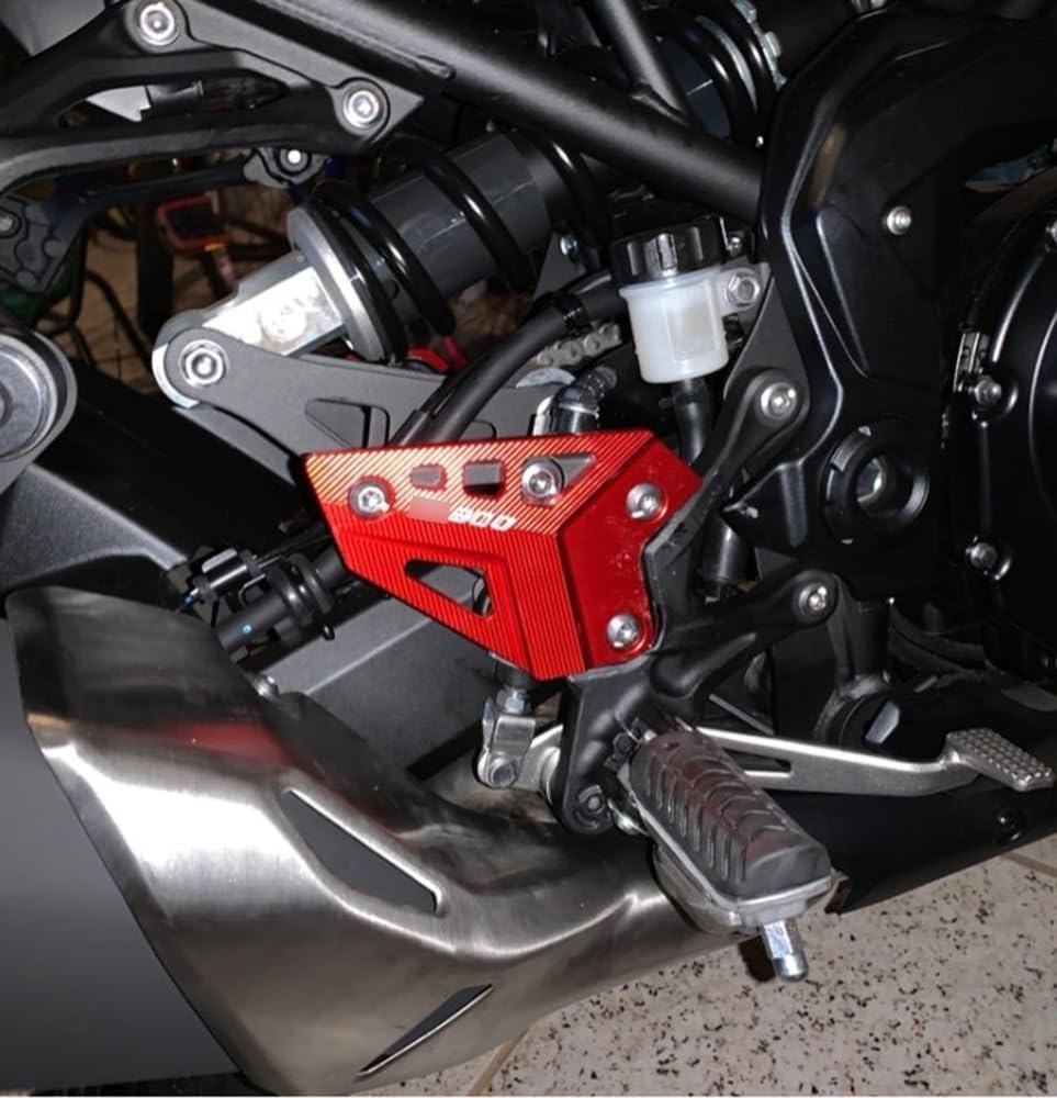 Moto Repose-Pieds Protecteur Compatible avec Z900 Z 900 2017 2018 2019 2020 2021 2022 2023 2024 Accessoires Talon Protecteur Plaque Repose-Pieds Aluminium