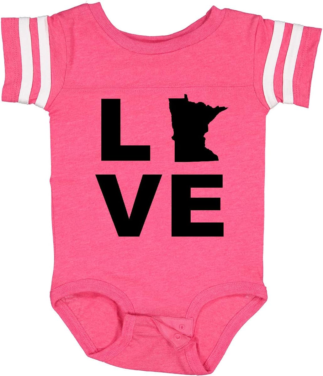 inktastic Love Minnesota Baby Bodysuit