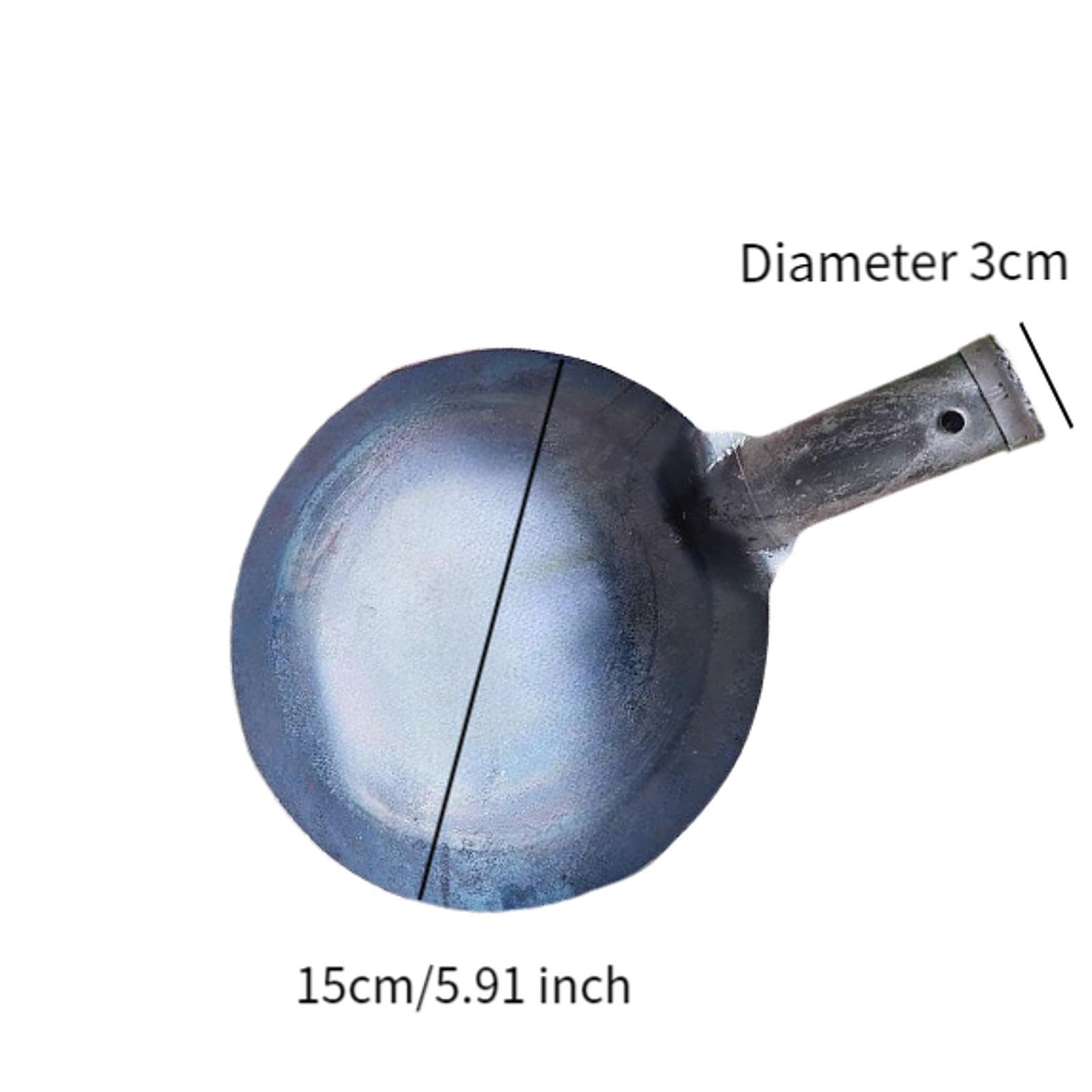 Gralara Outil De Fosse Septique - Cuillère D'Égout Louche En Fer 17 Cm Avec Trou