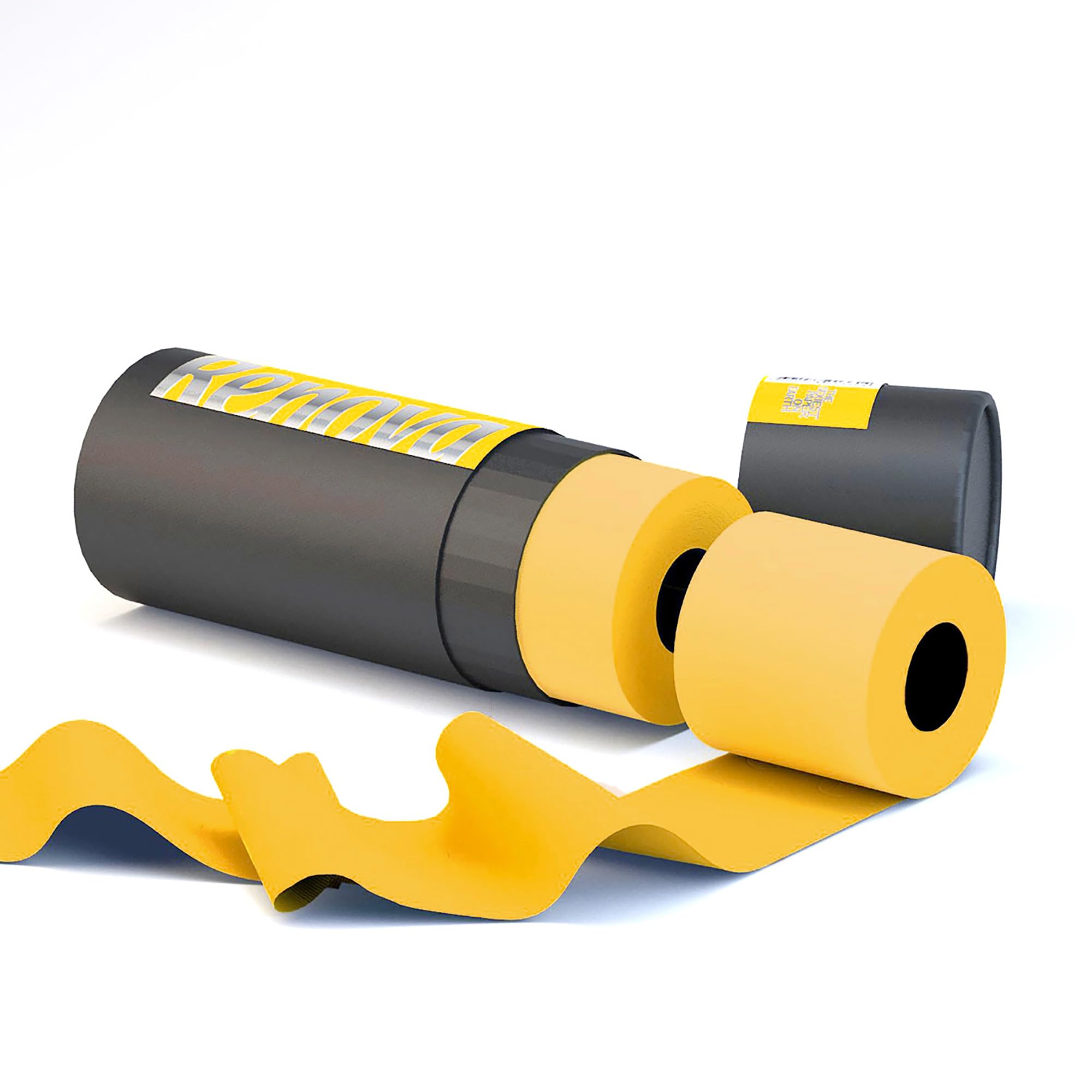 Roll-Lux Gift Box 3 Rolls Colored Toilet Paper - Vibrant Multicolor Collection - Soft & Absorbent - Ideal for Special Occasions, Birthday & Home Decor (Yellow)