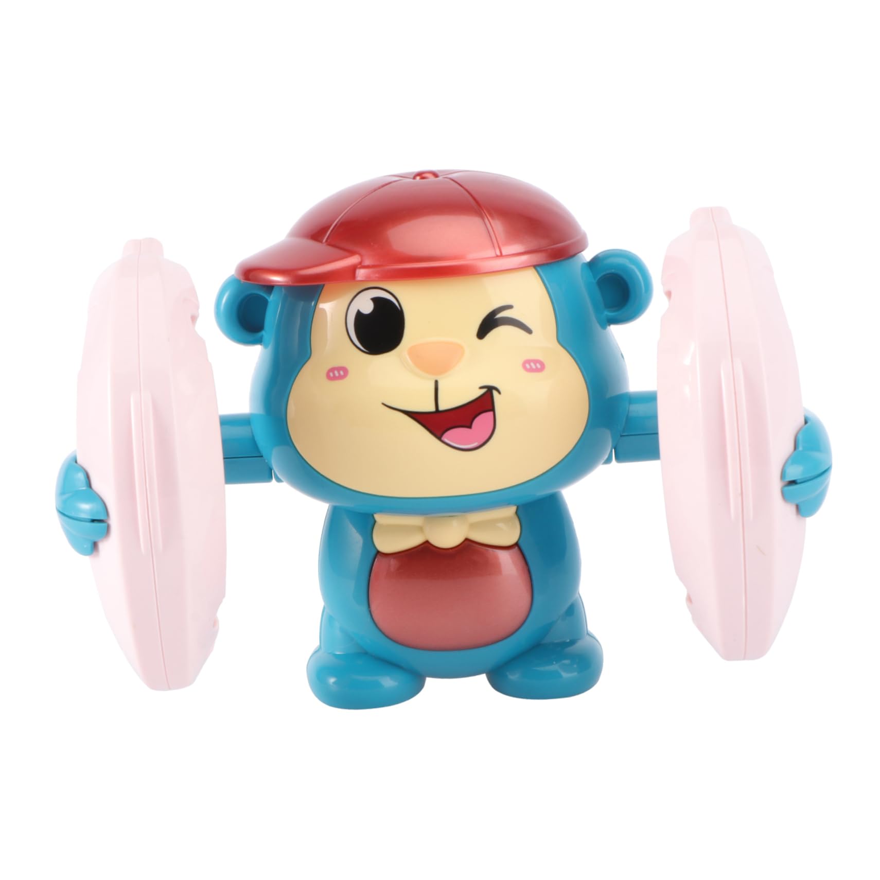 BESTonZON 1pc Funny Cartoon Tumbling Monkey Creative Electric Funny for Early Education Cartoon Electronic Component Blue