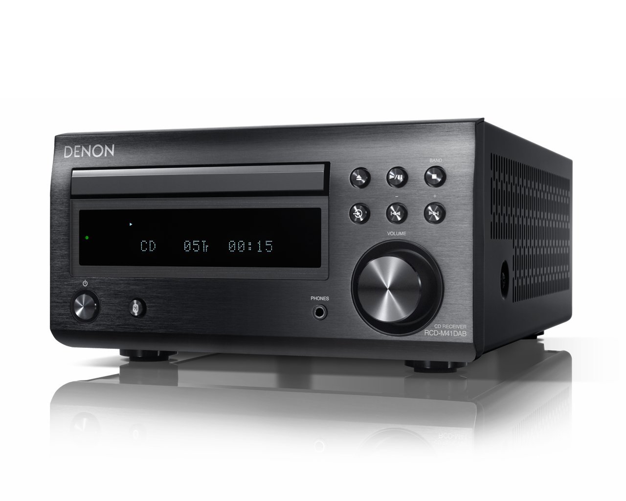 Denon D-M41DAB DAB&plus - Ricevitore HiFi con Bluetooth, colore: Nero