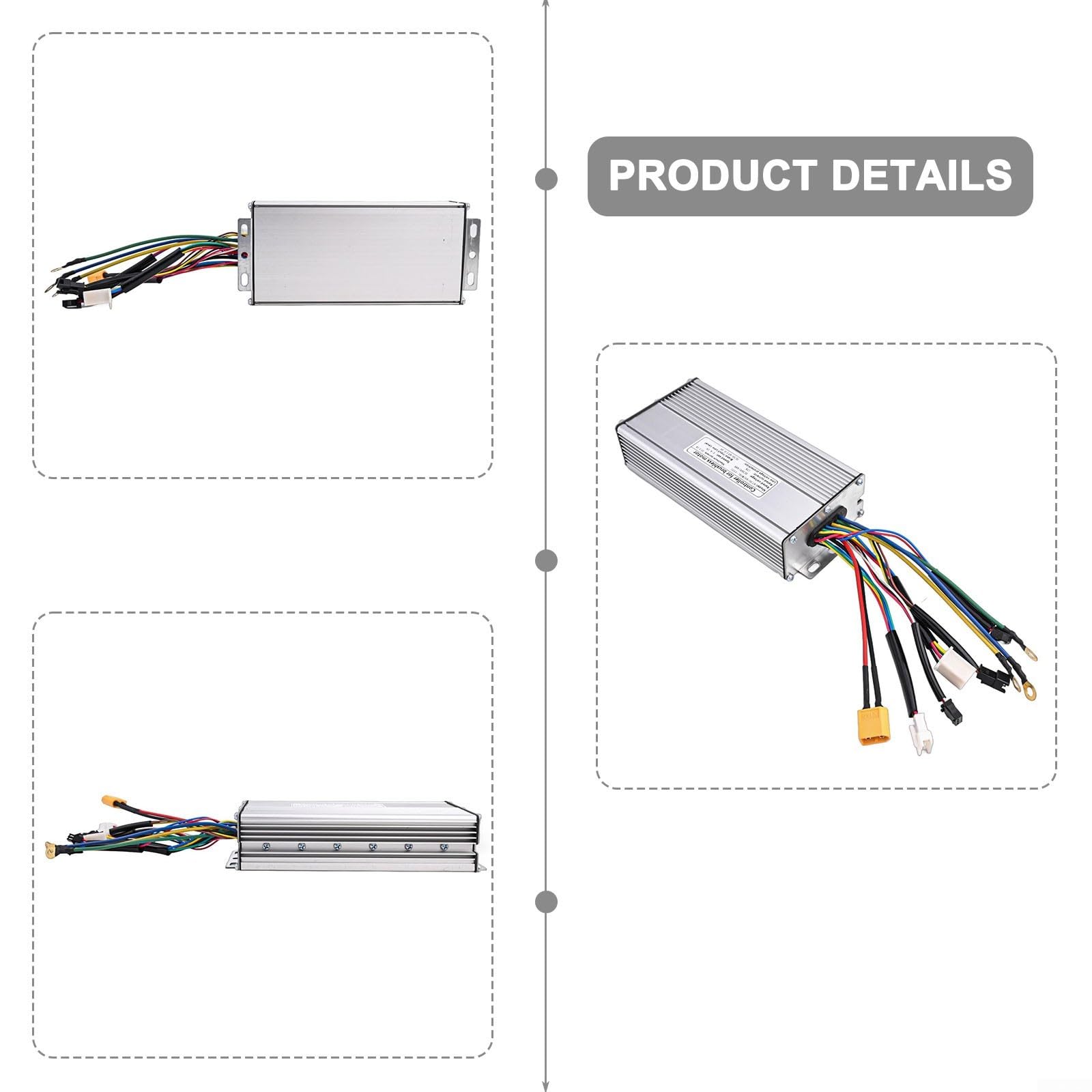Controller motore brushless ad alte prestazioni per ebike DC 36V 48V, gamma di potenza 1000 1500W, 35A per sistemi KT