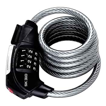 TRELOCK SK 805 番号設定式ロック 約150cm TRELOCK(トレロック)コイルロック/フィックスゴー ブラック