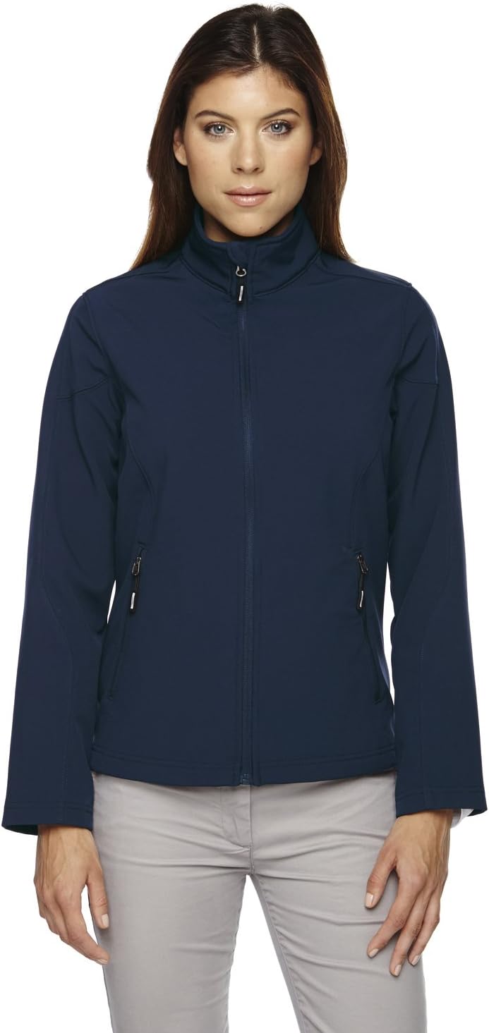 Ash City North End Ladies Cruise Two-Layer Bonded Jacket, Classic Navy 849, Medium
