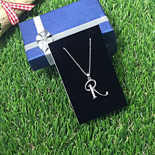 Gddx JUFU 925 Sterling Silver 26 Alphabet Letter Pendant Necklace 18 Inch thumb #4