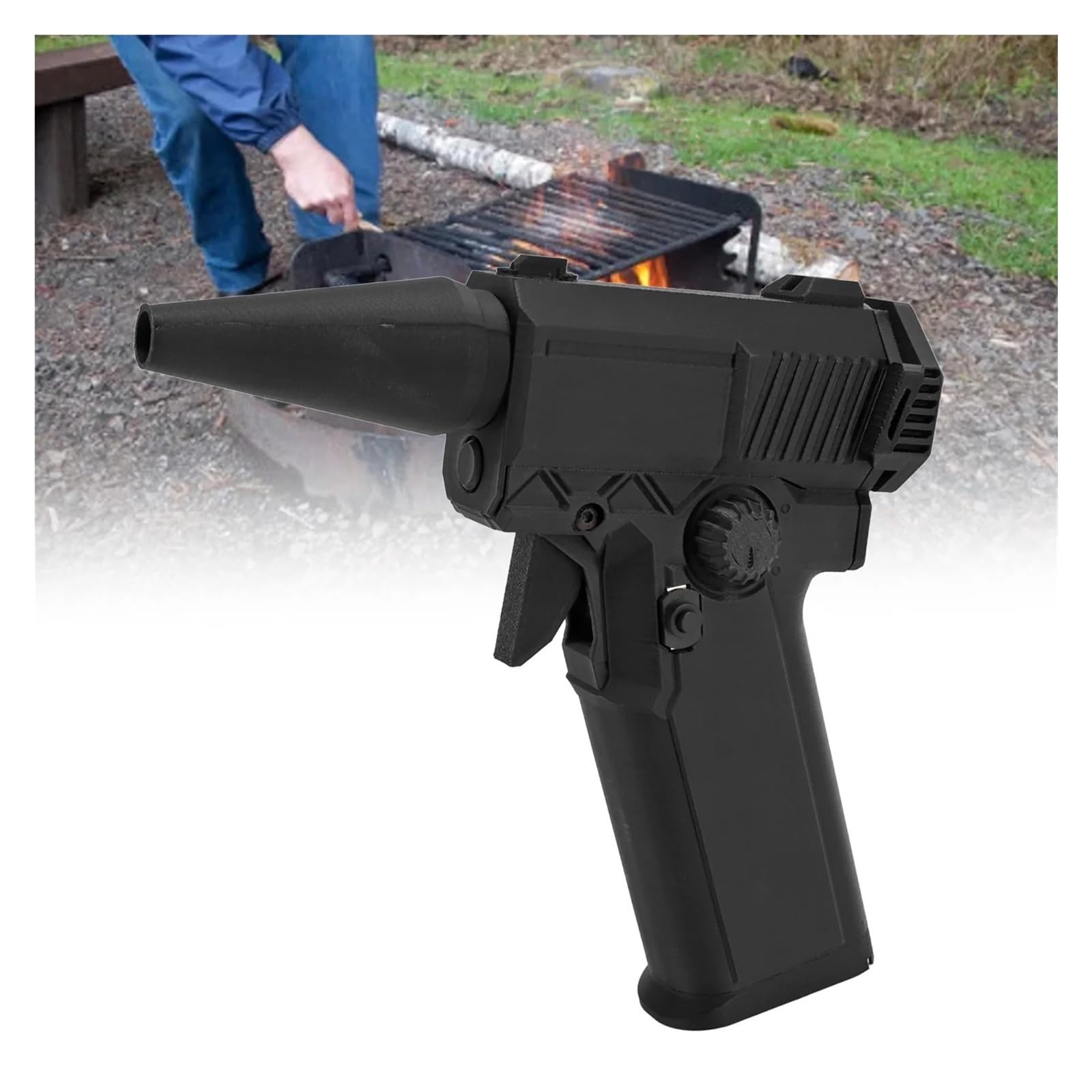 Electric Air Blower Stepless Speed 200000RPM Efficient Electric Air Duster Multifunctional for Outdoor for Car for Keyboard