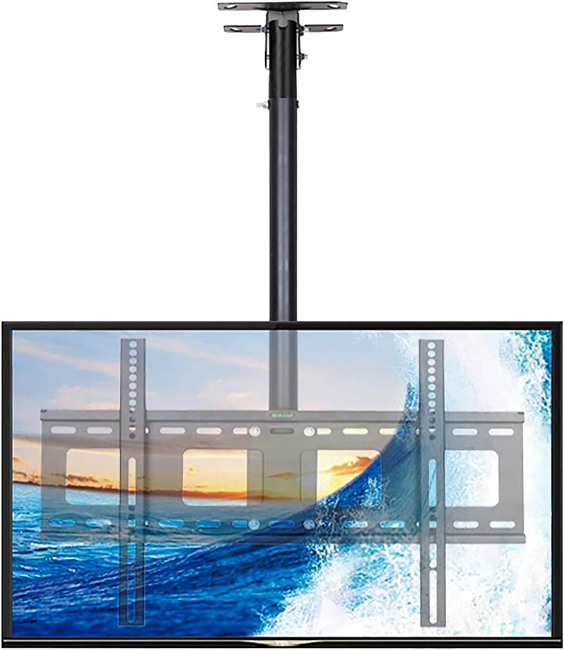Support de montage TV pivotant inclinaison rotation 360 pour grand écran plat 47 70 pouces