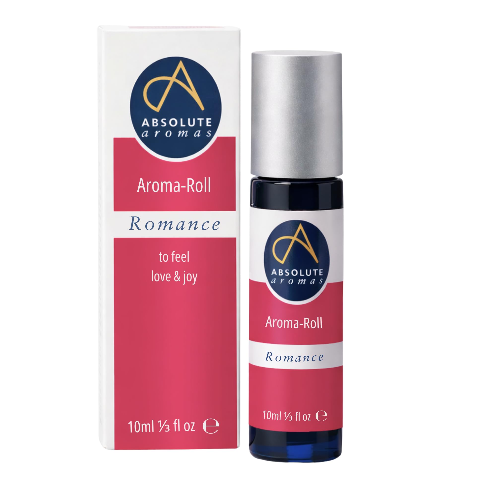 Absolute Aromas Romance Aroma-Roll Roller Ball - Contains 100% Pure, Natural Cedarwood, Rose, Benzoin Essential Oil