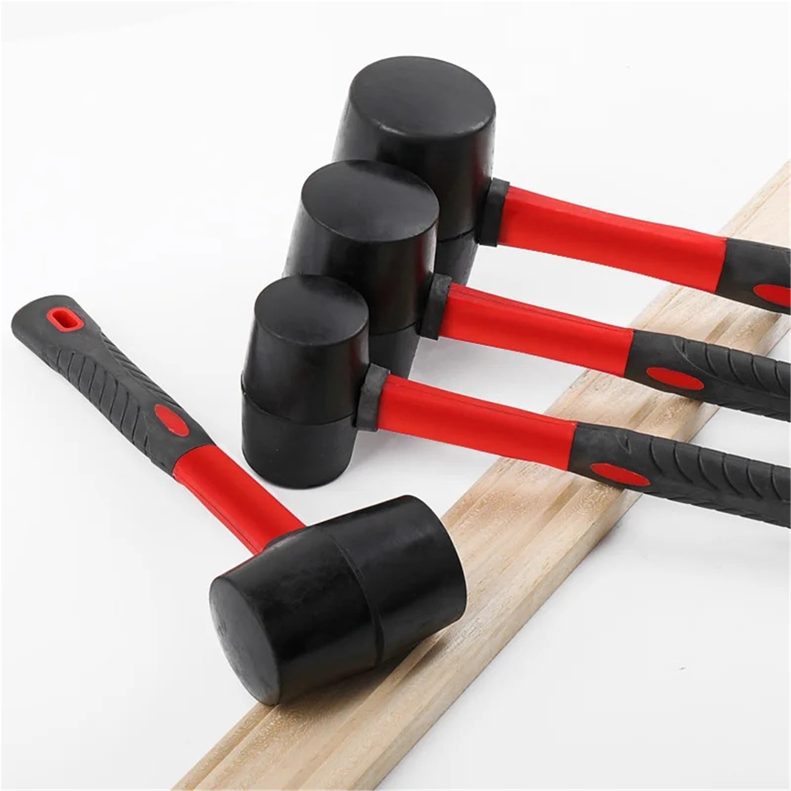Martillo Goma Martillo de goma doble cara 16/24 oz | Mazo con herramienta manual aislada y agarre antideslizante(24OZ)