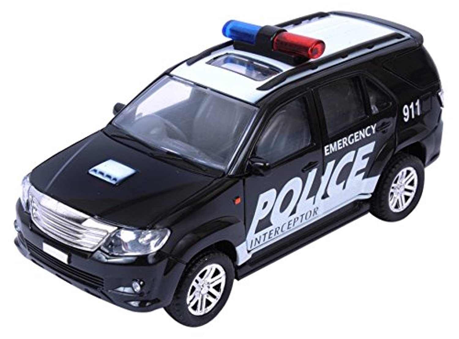 R K Group Toys Plastic Police Interceptor Fortune Pull Back Car, Number of Pieces: 1, Black, Kid