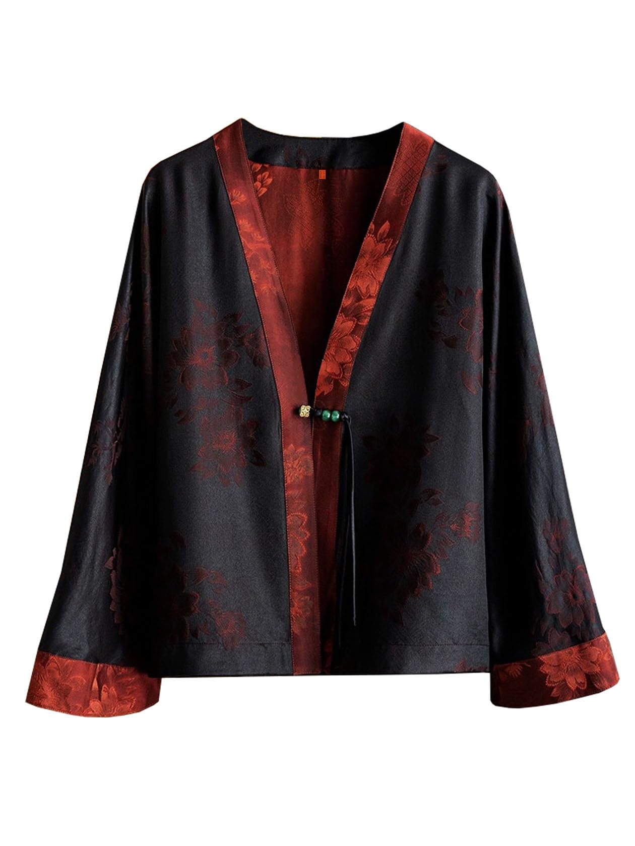 Veste légère en soie jacquard HangErFeng : l'expression de votre féminité pure - 6