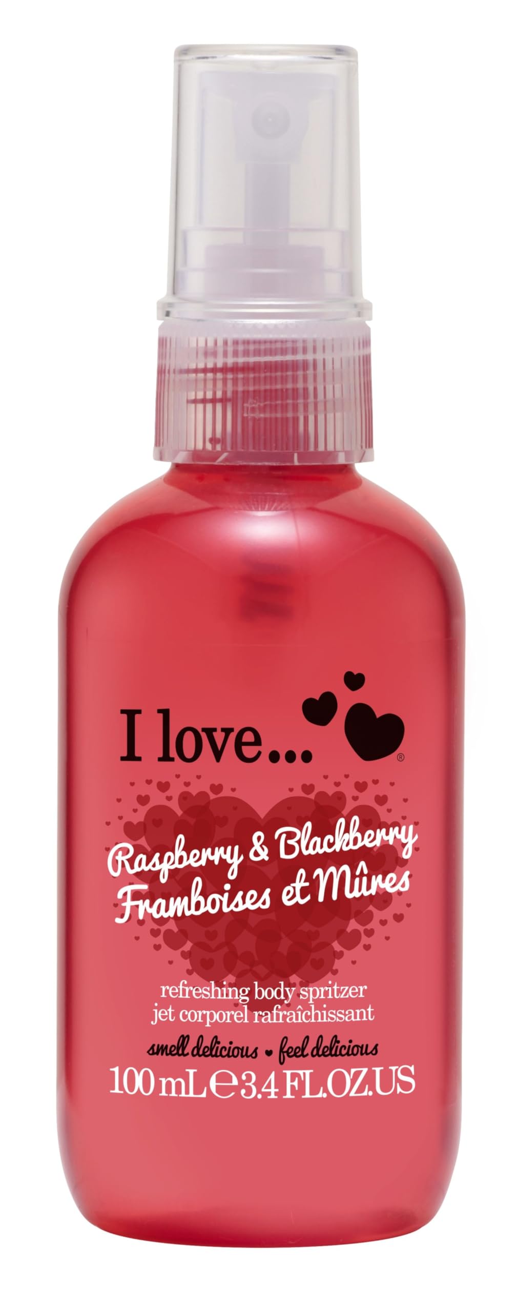 I LOVE Coconut and Cream Refreshing Body Spritzer - Body Mist Fragrance - Long Lasting Body Spray with Tropical Coconut and Cream Scent - 3.4 oz