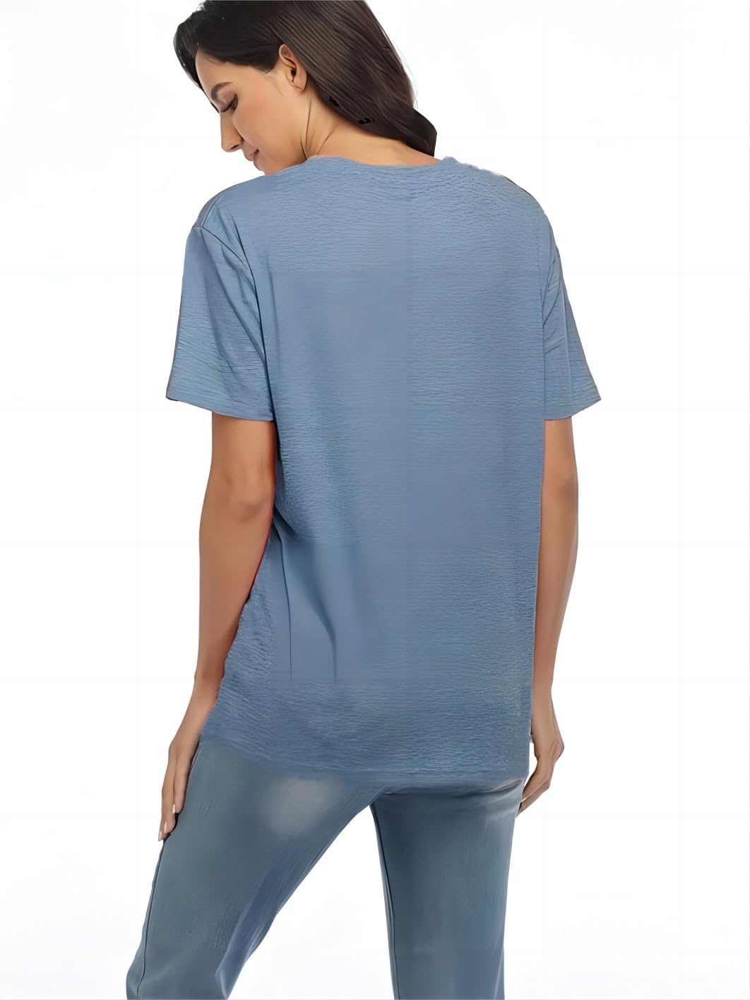 Road Trip Shirts for Women Funny Letter Print Tshirts Family Vacation World Travel Crew Short Sleeve Tops - Image 5