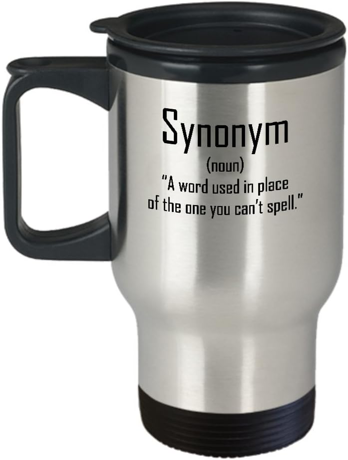 English Grammar Coffee Mug Synonym (Noun) Gift for