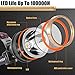 Hunting friends LED Rechargeable Headlamp Spotlight Headlight Waterproof Head Flashlight Coon Hunting Lights Fishing Lamp Searchlight for Outdoor,Camping,Hunting,Dog Walking (White Light)