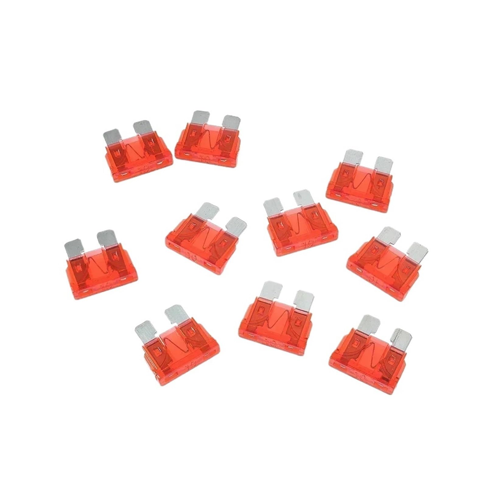 Fusibles tipo cuchilla para coche kit 10 uds 5A a 40A moto 4