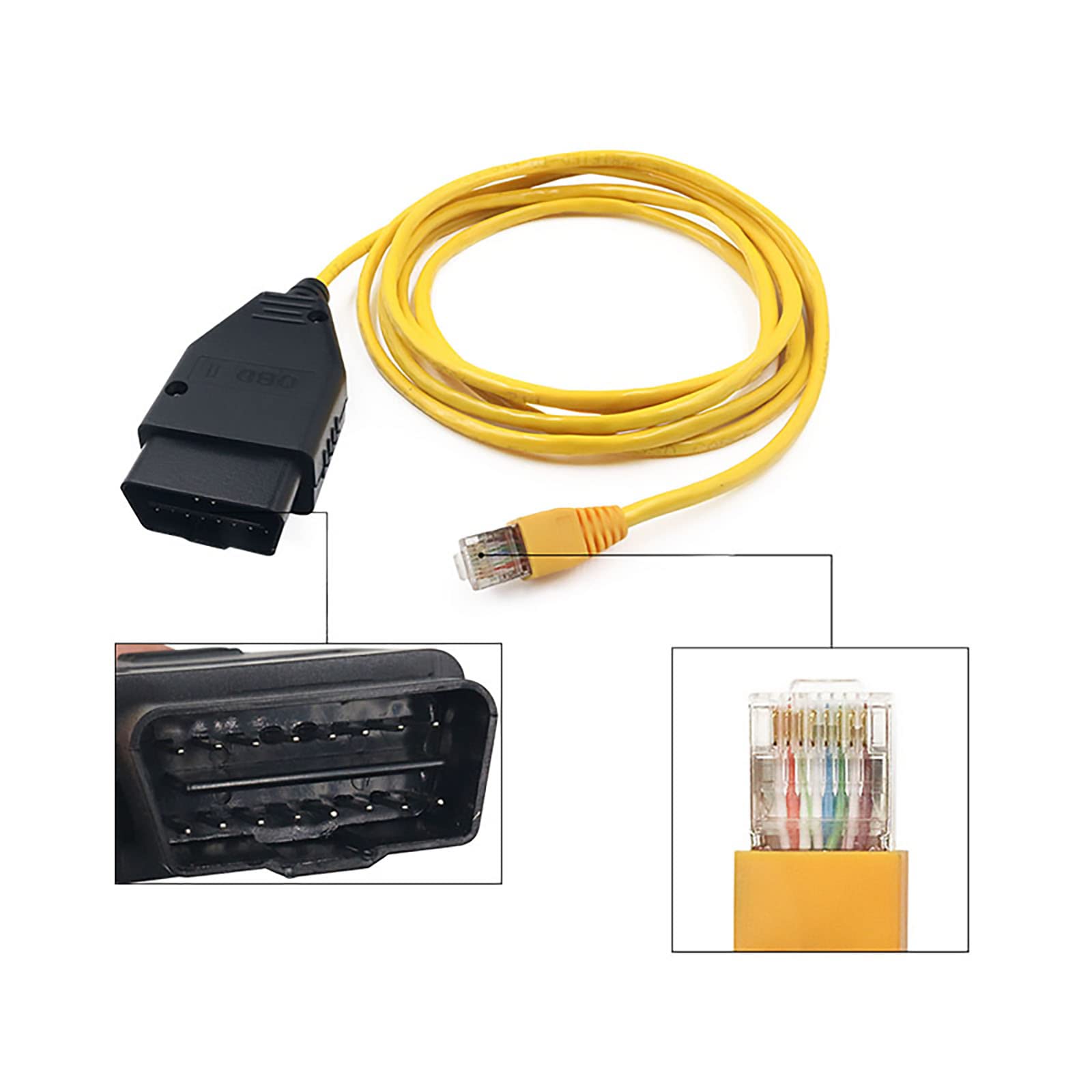 Cavo Ethernet OBD OBDii Rj45 ENET OBDII per interfaccia codifica 2M compatible G F Series