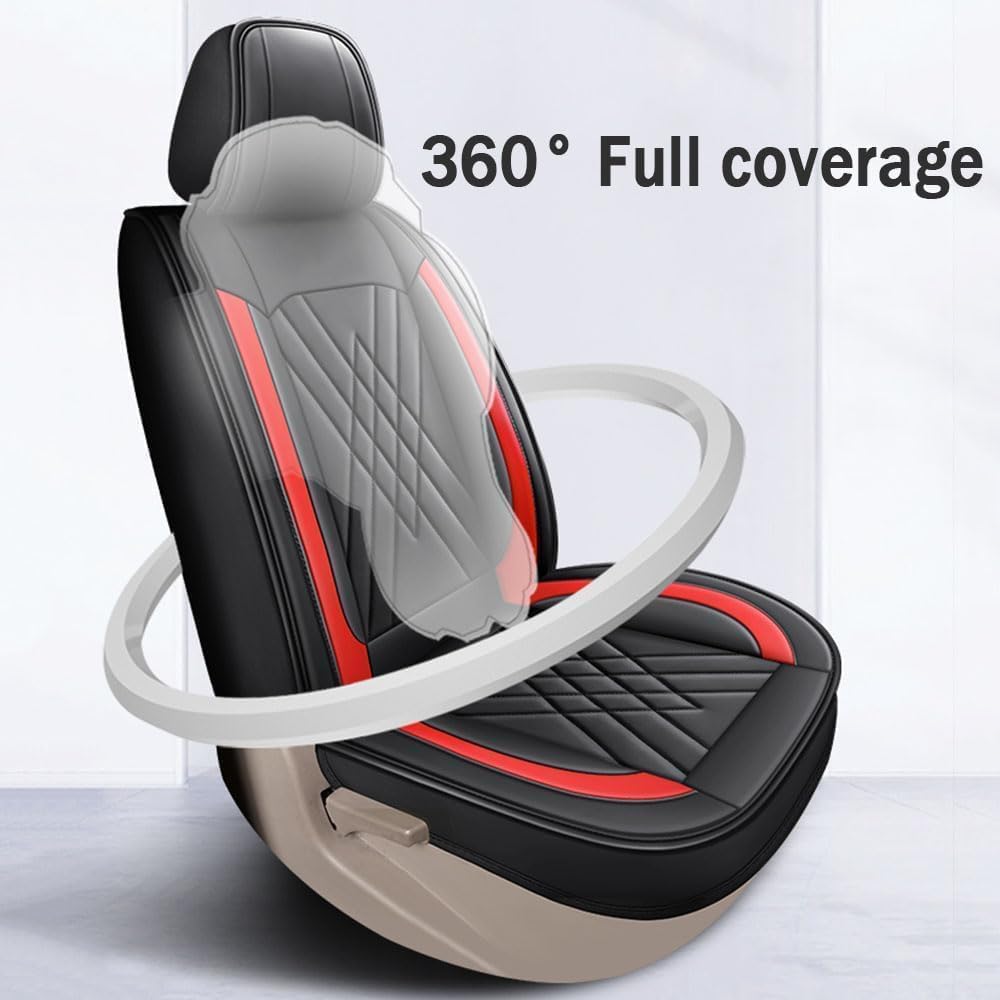 Fundas Asientos Coche Cuero Sintético Transpirable para Subaru Levorg Tourer 2015-2026, Protector Interior Coch Cobertura Completa Impermeable Antideslizante Resistente Desgaste