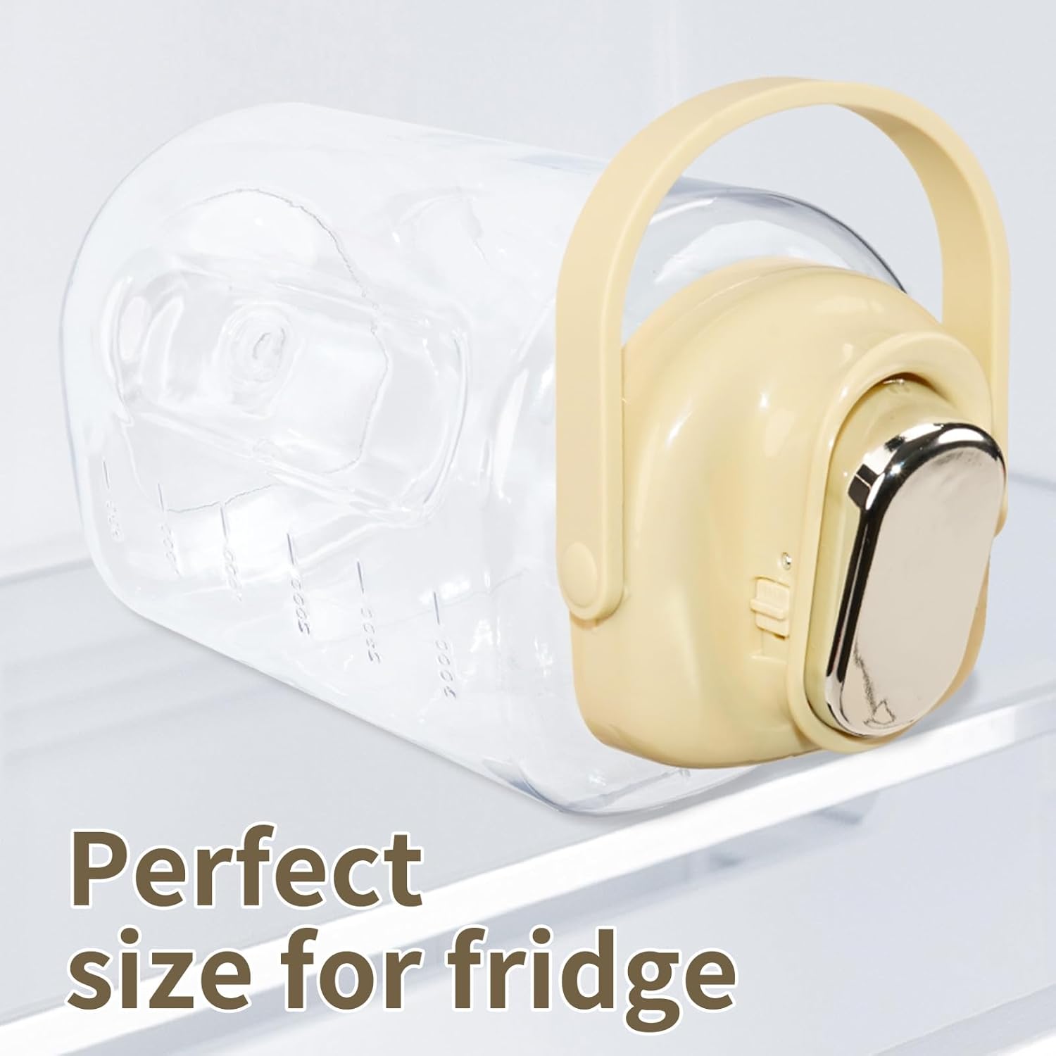 Small Drink Dispenser,Refrigerator Beverage Dispenser,0.9 Gallon Beverage and Juice Container, Refrigerator Bever Dispenser with Faucet. - Image 7