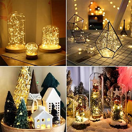 Aen Art Bottle Lights with Cork,12 Pack 2m 20 LED Cork Lights for Bottles, Battery Operated Bottle Lights, Wine Bottle Lights for Party, Birthday, Wedding Decoration(Warm White)