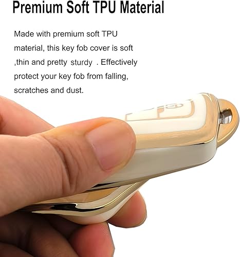 Miniatura 10 de Funda protectora para llavero Toyota de TPU suave compatible con Avalon Camry Corolla Fortuner Highlander Levin Rav4 Sequoia Accesorios con llavero