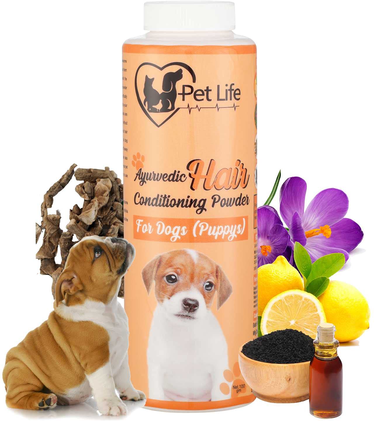 Pet Life Ayurvedic Hair Conditioning Powder for Dog (Puppy) for All Puppy Breeds-100 GM (B097Z3LW2Q) Amazon Price History, Amazon Price Tracker