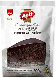 Mistura para bolo de Chocolate Suiço Zero Açúcar