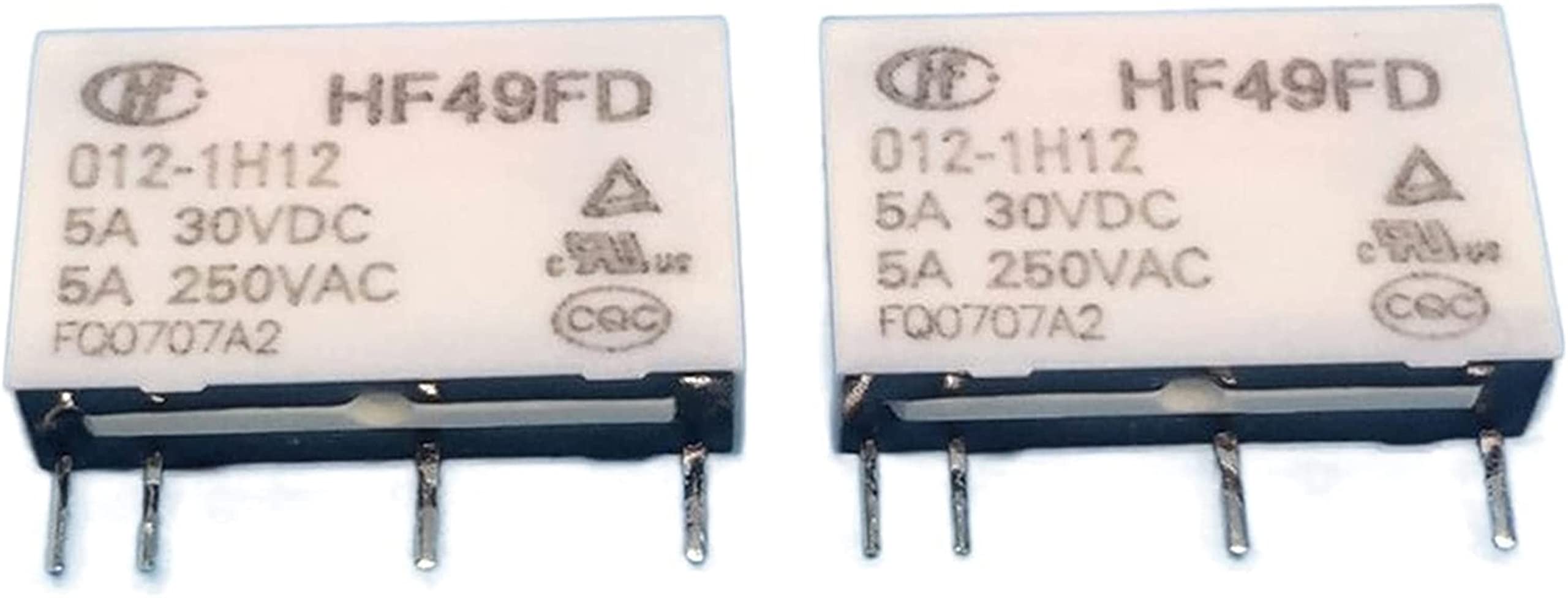 LKPEHTAGN Relay 10pcs HF49FD-012-1H12 HF49FD 012-1H12 DC12V 5A 4PIN Can Replace JZC-49FA-012-1H1