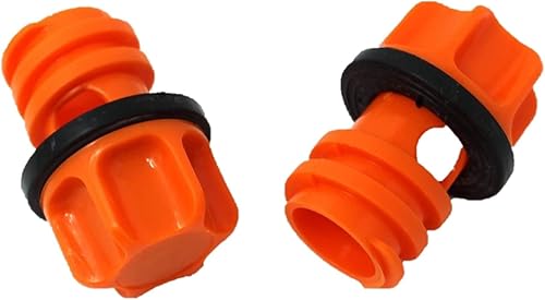 Miniatura 6 de JSP Manufacturing Ensamble de tapón de drenaje y junta de enfriador naranja compatible con Yeti, RTIC, ORCA, OVO, Bird Dog Coolers 70QT 110QT