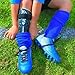Vizari Malaga Shin Guards for Kids, Youth, Adults – Lightweight Soccer Shin Pads with Ankle Protection for Boys, Girls, Men & Women (Ages 3 to Adult)