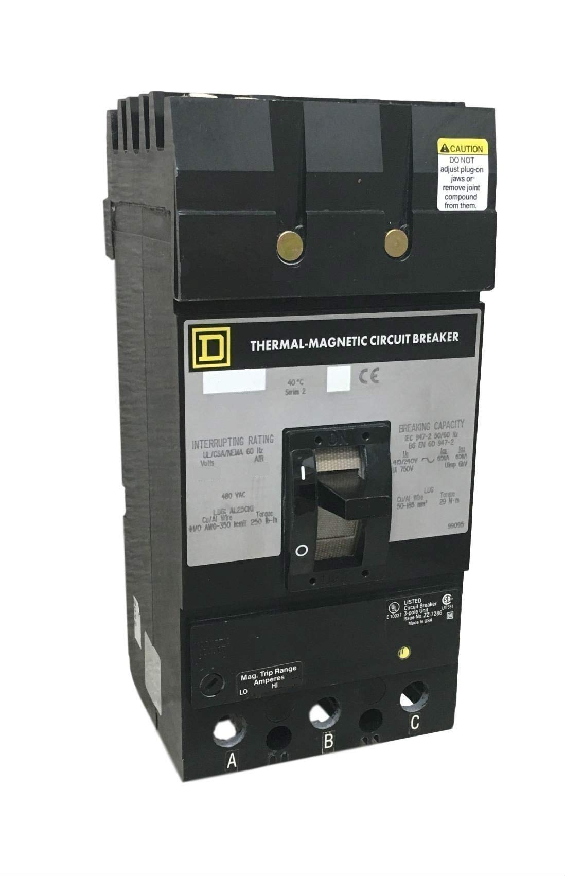 Square D Schneider Electric QOB330VH Circuit Breaker - 30 Amp, 3 Pole, 240V, Bolt-On Type - View #7