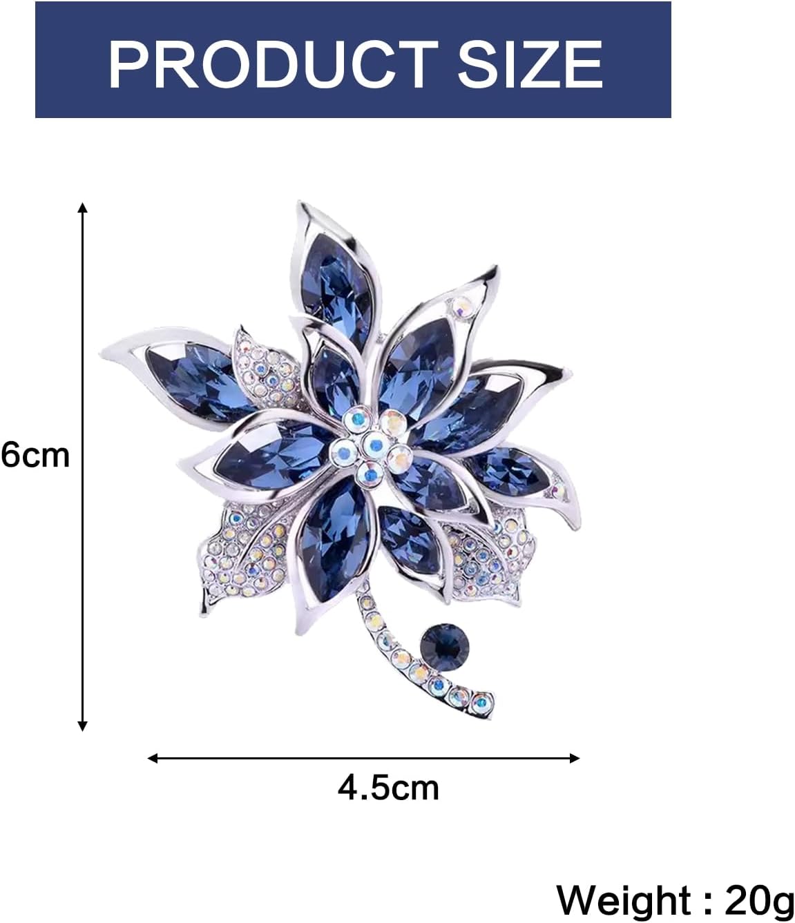 Brooches and Pins for Women Flower Brooch Crystal Pearl Brooch for Women's Brooches & Pins Fashion - Image 2