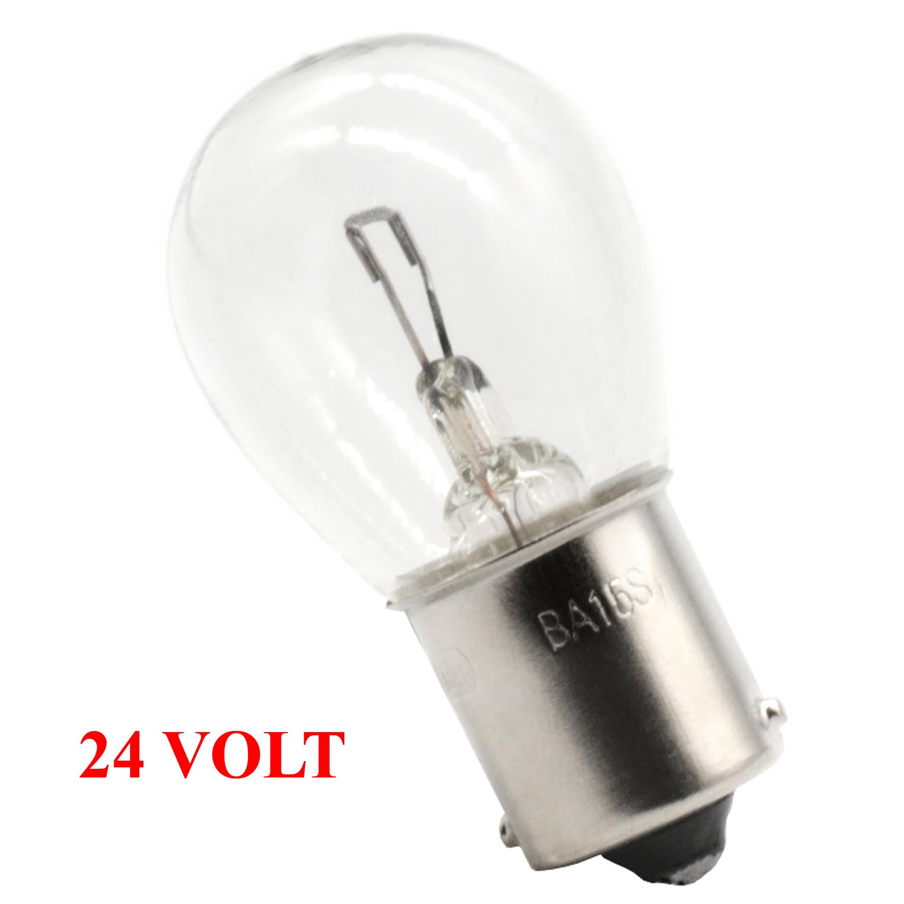 LIGHTWORLD24 10 x P21W 24V 21W BA15s żarówka światło hamowania światło cofania światło do jazdy dziennej żarówka BLINKER TRAKTOR ciężarówka lampa zewnętrzna OLDTIMER