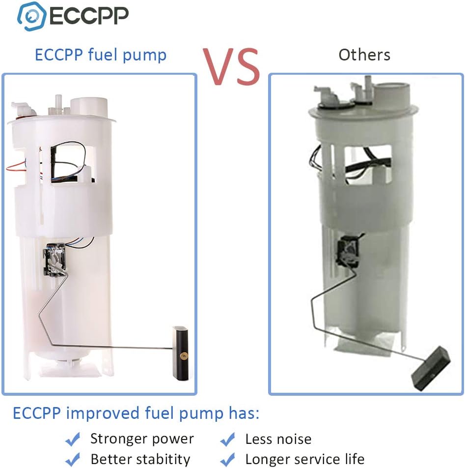 ECCPP Electric Fuel Pump Module Assembly w/Sending Unit Replacement for Dodge for Ramcharger 1991 1992 1993 V8 5.2L E7047M