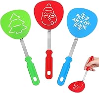 Vista 1 de Juego de espátulas navideñas de 3 piezas, espátulas de galletas navideñas, rellenos de calcetines, herramientas de cocina de cocina, decoración