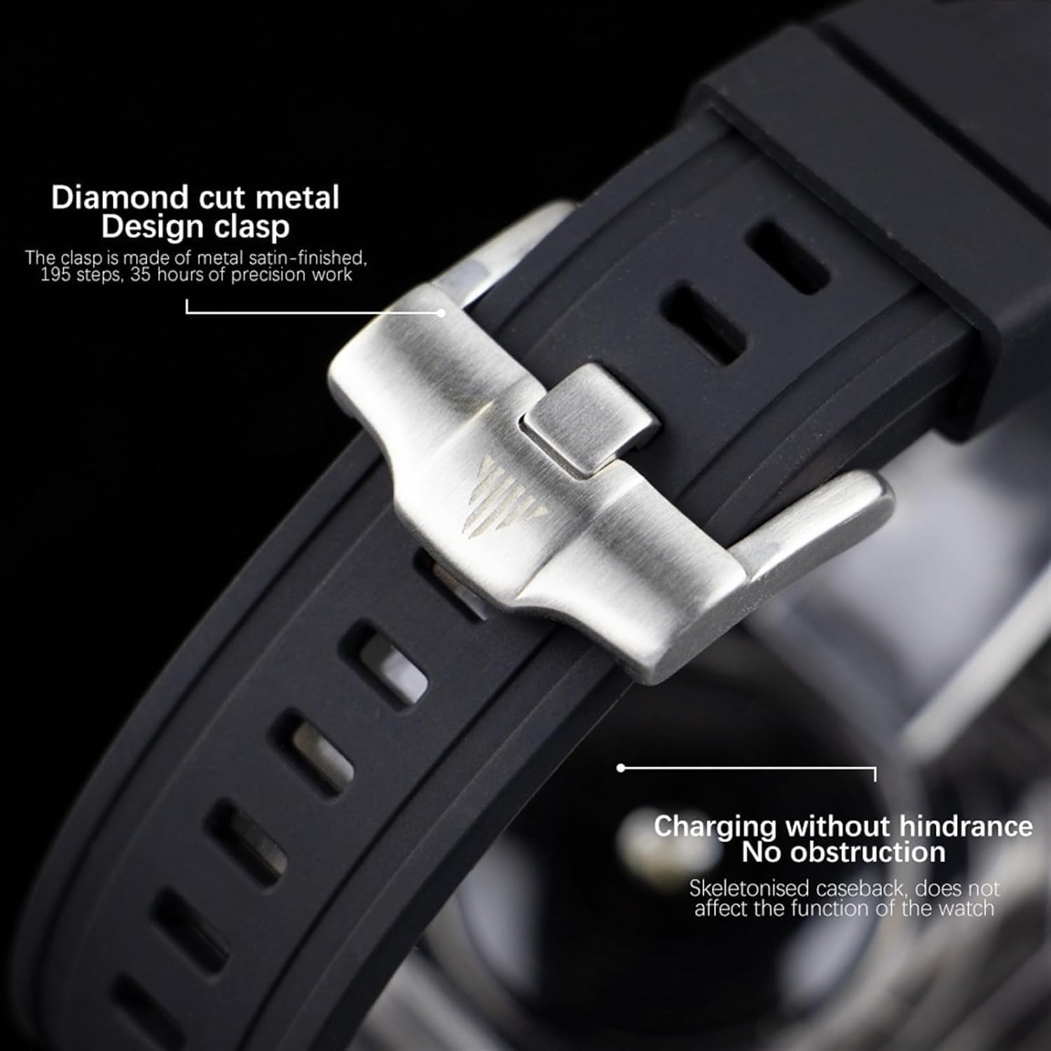 Transparent Watch Case Silicone Band，For Apple Watch 8 7 6 5 4 SE Series，Sports Watch Band Case Mod Kit，For Iwatch 44mm 45mm 49mm Watch Replacement Accessories